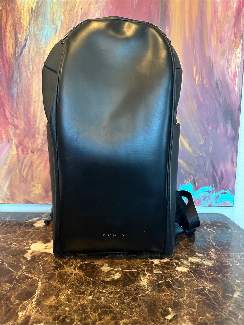 Korin Flappack Pro 16 Black Men's Backpack - Smooth Minimalist Carry